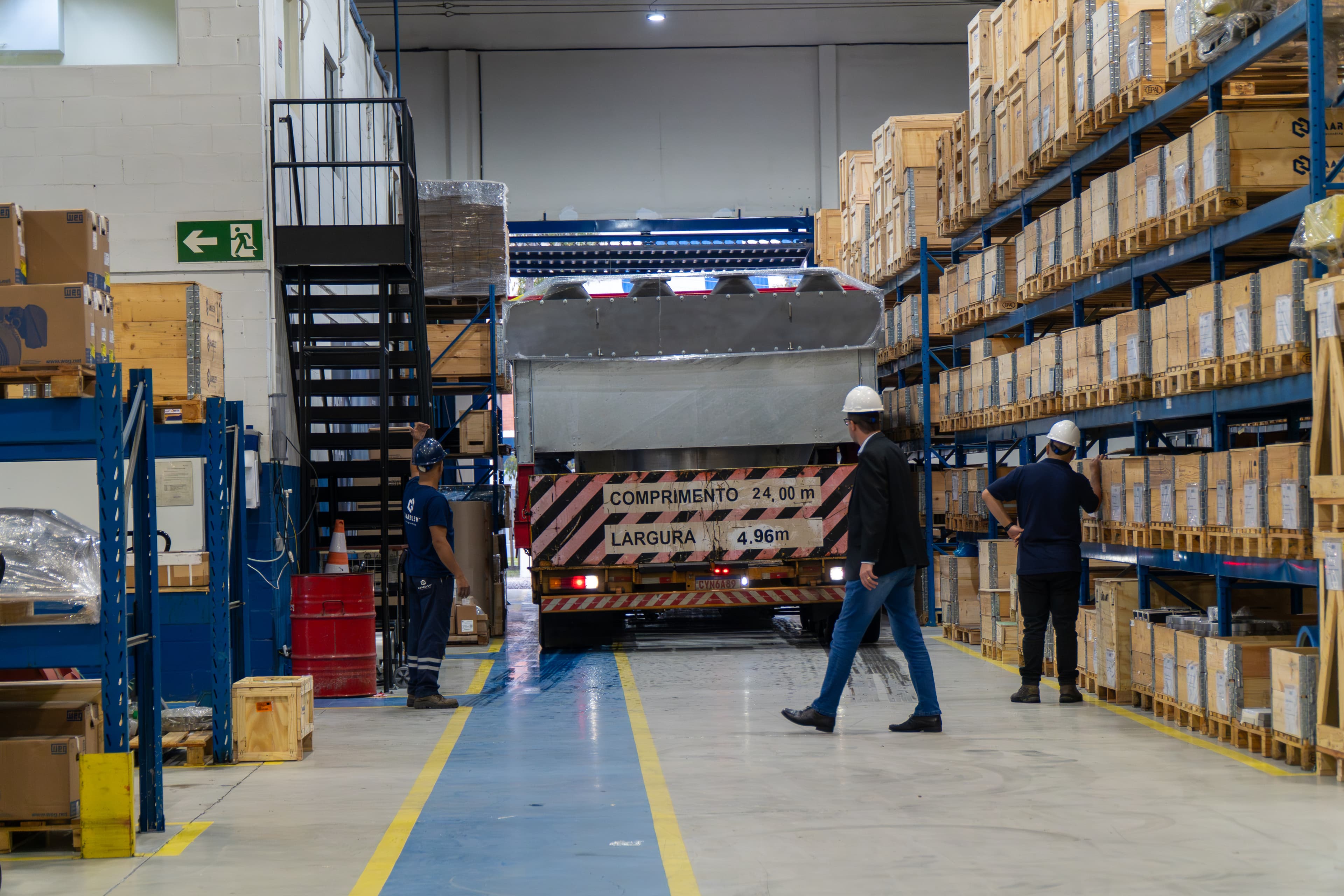 Interior of a Haarslev regional service hub
