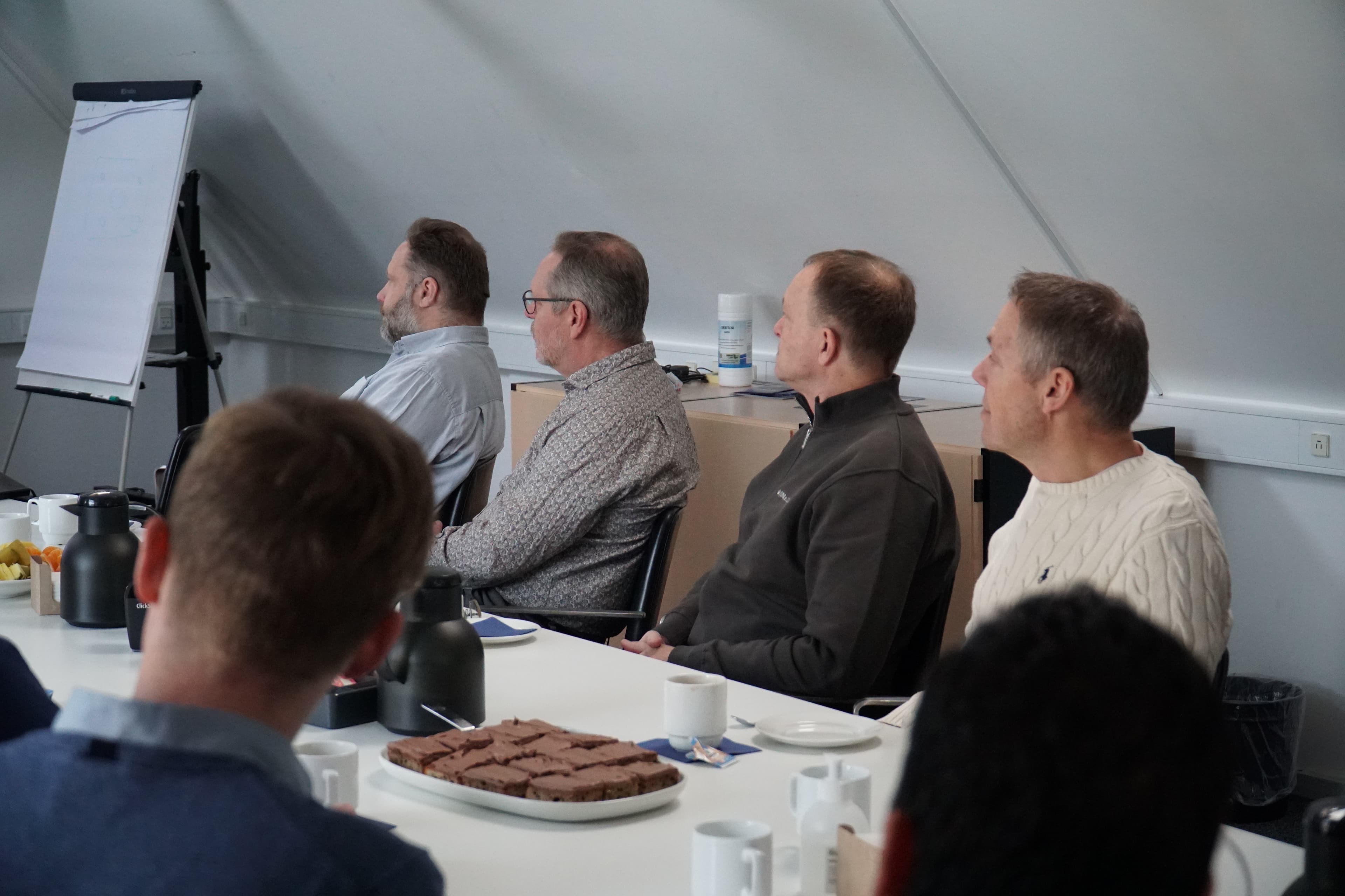 Haarslev trainer working with plant operators